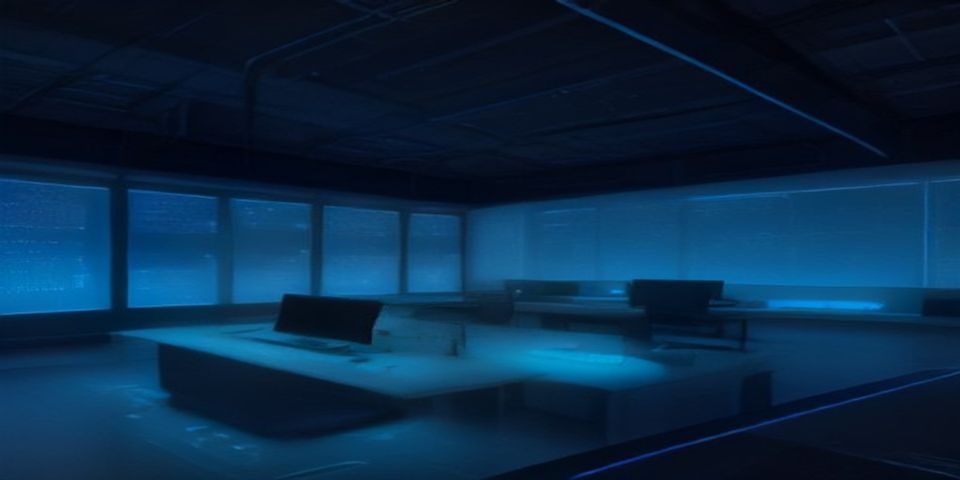 黄色仓库平台数据看板截图风格插画，深色午夜蓝背景下展示资源分类索引界面、批次更新状态面板与多维度筛选栏，电光蓝高亮数字与图表清晰可辨